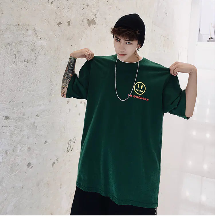 Couple Devil Face T-Shirts, Hip Hop Summer Fashion