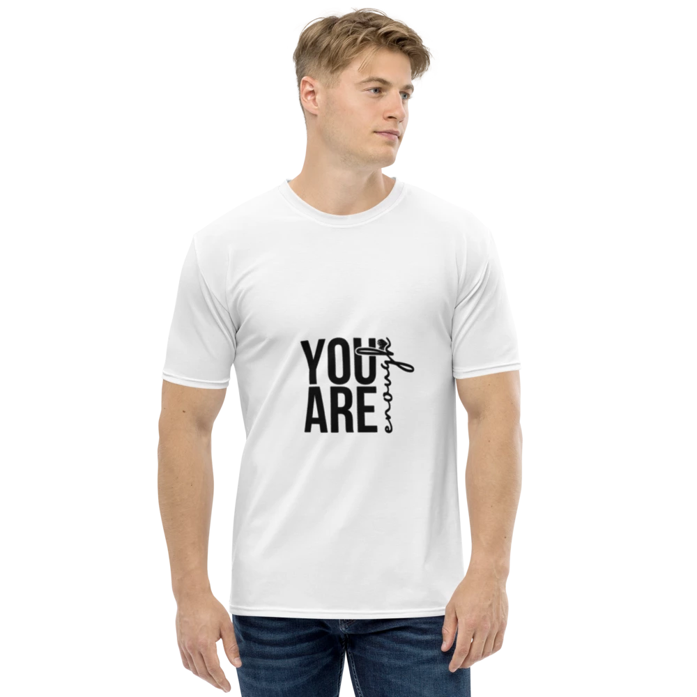 Ganzflächig bedrucktes Herren T-Shirt mit Rundhalsausschnitt