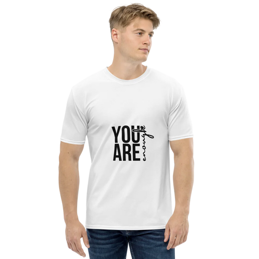 Ganzflächig bedrucktes Herren T-Shirt mit Rundhalsausschnitt