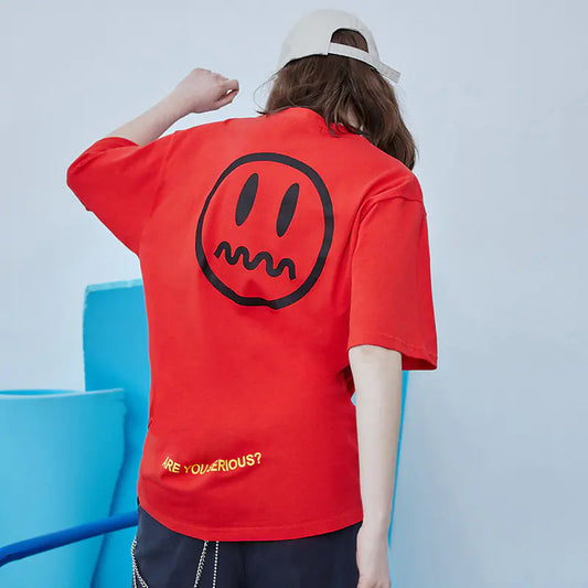 Couple Devil Face T-Shirts, Hip Hop Summer Fashion