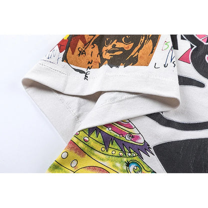 SAINT MICHAEL Vintage Wash Short Sleeve T-shirts
